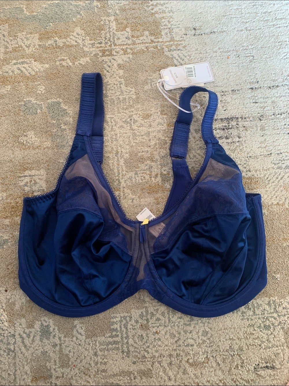 NWT elomi cate allure blue bra size 36J